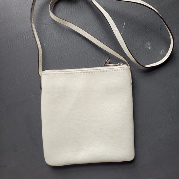 RLL Black and White Leather Cross Body Polo Ralph Lauren - Picture 2 of 13